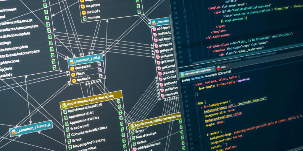 Back-end project architecture development. Database diagram, markup. Integrated Development Environment Back-end project architecture development. Markup, database diagram. Integrated Development Environment